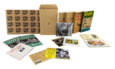 Lot 102 - BILLY CHILDISH. COLLECTION OF BOOKS, POSTCARDS & EPHEMERA