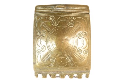 Lot 303 - 19TH CENTURY OTTOMAN POWDER FLASK