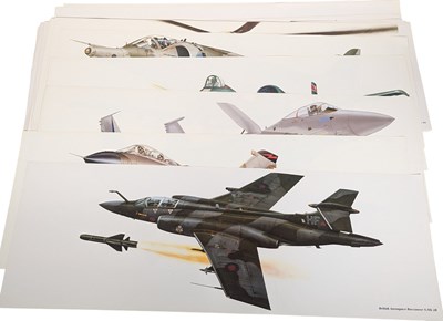 Lot 481 - COLLECTION OF MILITARY AVIATION PRINTS