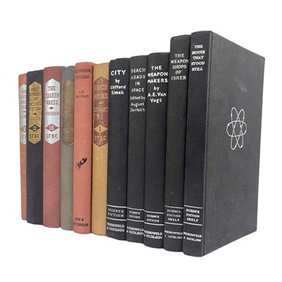 Lot 114 - SCI FI. COLLECTION OF SCIENCE FICTION BOOK CLUB WORKS LACKING DUST WRAPPERS
