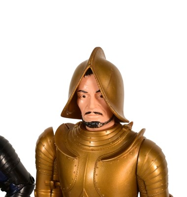 Lot 502 - TWO VINTAGE MARX NOBLE KNIGHT SERIES ACTION FIGURES