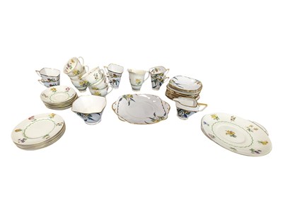 Lot 12 - TWO EARLY 20TH CENTURY VINTAGES PART CHINA TEA SERVICES