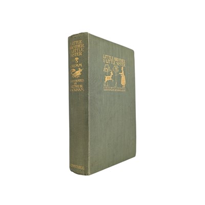 Lot 24 - RACKHAM, ARTHUR. 1917 LITTLE BROTHER & LITTLE SISTER IN ORIG. CLOTH