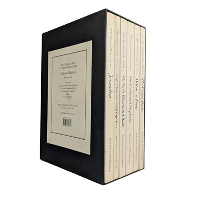 Lot 59 - BLAKE, WILLIAM. 1996 BLAKE'S ILLUMINATED BOOKS COLLECTED EDITION IN SLIPCASE PUBL. TATE PUBLISHING