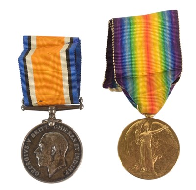Lot 285 - WWI FIRST WORLD WAR MEDAL PAIR - CAPTAIN D. RIST