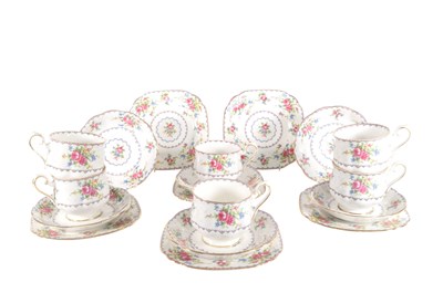 Lot 23 - ROYAL ALBERT - 20TH CENTURY BONE CHINA PETIT POINT PART TEA SERVICE