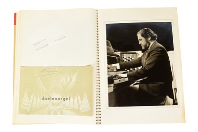 Lot 163 - MUSICIANS - LARGE ALBUM OF MID-CENTURY MUSICIAN AUTOGRAPHS