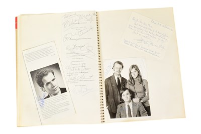 Lot 163 - MUSICIANS - LARGE ALBUM OF MID-CENTURY MUSICIAN AUTOGRAPHS