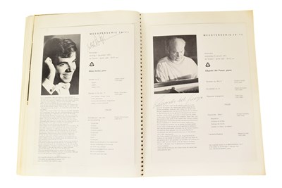 Lot 163 - MUSICIANS - LARGE ALBUM OF MID-CENTURY MUSICIAN AUTOGRAPHS