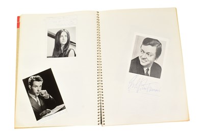 Lot 163 - MUSICIANS - LARGE ALBUM OF MID-CENTURY MUSICIAN AUTOGRAPHS