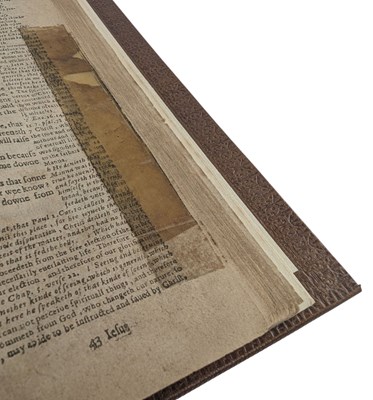 Lot 2 - ENGLISH BIBLES. 1599 THE BIBLE CHRISTOPHER BARKER ED GENEVA BIBLE RECENT SMART CALF BINDING