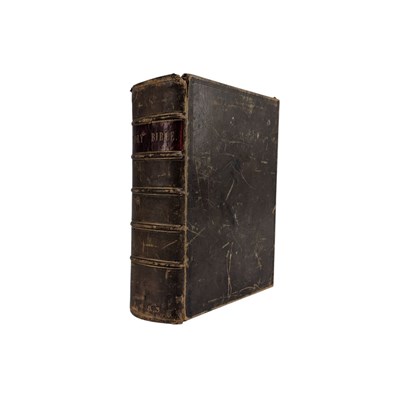 Lot 22 - ENGLISH BIBLES. 1682 THE HOLY BIBLE OXFORD THEATRE IMPRINT IN LATER CALF