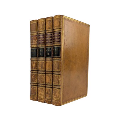 Lot 152 - BINDINGS. 1818 BISHOP BURNET'S HISTORY OF HIS OWN TIME FOUR VOLS IN FULL CALF