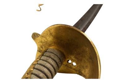 Lot 260 - EARLY 19TH CENTURY BRITISH 1827 PATTERN NAVAL SWORD