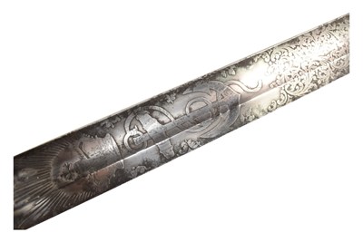 Lot 260 - EARLY 19TH CENTURY BRITISH 1827 PATTERN NAVAL SWORD