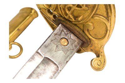 Lot 260 - EARLY 19TH CENTURY BRITISH 1827 PATTERN NAVAL SWORD