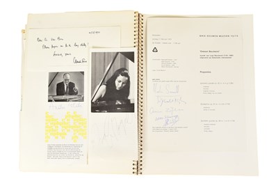 Lot 25 - MUSICIANS - LARGE ALBUM OF MID-CENTURY MUSICIAN AUTOGRAPHS