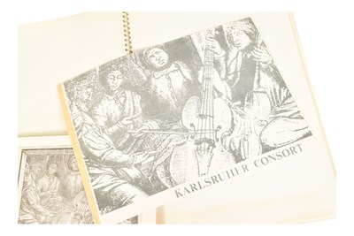 Lot 25 - MUSICIANS - LARGE ALBUM OF MID-CENTURY MUSICIAN AUTOGRAPHS
