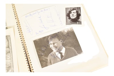Lot 25 - MUSICIANS - LARGE ALBUM OF MID-CENTURY MUSICIAN AUTOGRAPHS