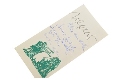 Lot 25 - MUSICIANS - LARGE ALBUM OF MID-CENTURY MUSICIAN AUTOGRAPHS