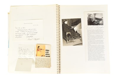 Lot 25 - MUSICIANS - LARGE ALBUM OF MID-CENTURY MUSICIAN AUTOGRAPHS