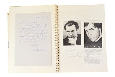 Lot 25 - MUSICIANS - LARGE ALBUM OF MID-CENTURY MUSICIAN AUTOGRAPHS