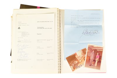 Lot 25 - MUSICIANS - LARGE ALBUM OF MID-CENTURY MUSICIAN AUTOGRAPHS