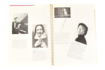 Lot 25 - MUSICIANS - LARGE ALBUM OF MID-CENTURY MUSICIAN AUTOGRAPHS