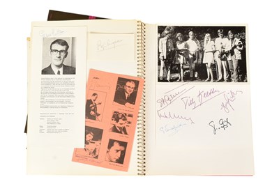 Lot 25 - MUSICIANS - LARGE ALBUM OF MID-CENTURY MUSICIAN AUTOGRAPHS