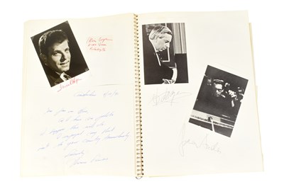 Lot 25 - MUSICIANS - LARGE ALBUM OF MID-CENTURY MUSICIAN AUTOGRAPHS