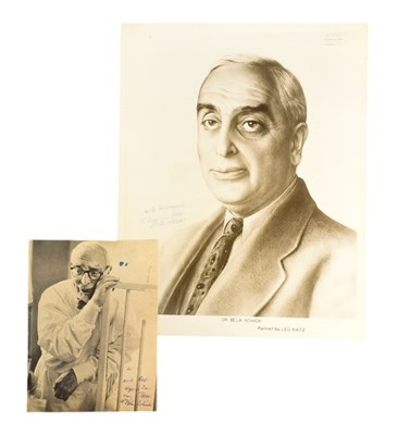 Lot 167 - SCIENCE - BELA SHICK (D.1967) - AUTOGRAPHED PHOTOGRAPHS