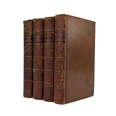 Lot 131 - BINDINGS. 1811 THE WORKS OF FLAVIUS JOSEPHUS TRANS. WILLIAM WHISTON FULL CALF