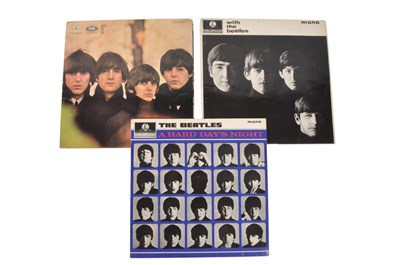 Lot 402 - THE BEATLES - THREE LATE 20TH CENTURY LP VINYL RECORDS