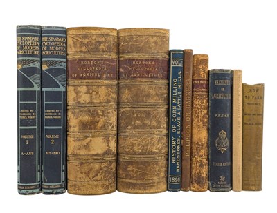 Lot 52 - AGRICULTURE. COLLECTION OF EIGHT WORKS INCL. FARMER'S MAGAZINE, CYCLOPEDIAS ETC