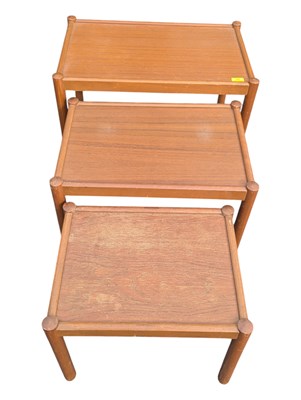 Lot 565 - BRITISH MODERN DESIGN - 20TH CENTURY VINTAGE NEST OF TABLES