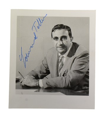 Lot 135 - SCIENCE / HYDROGEN BOMB - EDWARD TELLER (D.2003) - SIGNED PHOTOGRAPH