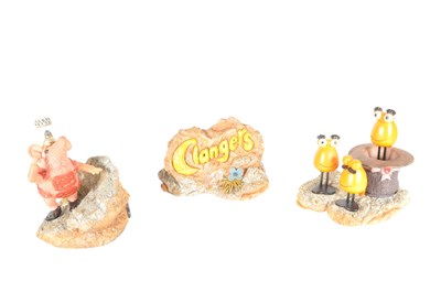 Lot 228 - ROBERT HARROP - THE CLANGERS - EIGHT 21ST CENTURY RESIN FIGURES