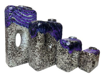 Lot 3 - MAREI KERAMIK - CHIMNEY MODELS - FOUR GRADUATING VASES