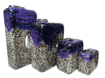 Lot 3 - MAREI KERAMIK - CHIMNEY MODELS - FOUR GRADUATING VASES