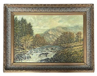 Lot 35 - HENRY E. FOSTER (1921-2010) - GLEN ORCHY, SCOTLAND - 1976 OIL ON BOARD PAINTING