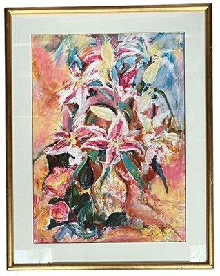 Lot 77 - A. BAILEY (20TH CENTURY) - UNTITLED STILL LIFE ON PAPER