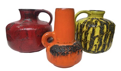 Lot 95 - KREUTZ KERAMIK - THREE 1960S WEST GERMAN VASES