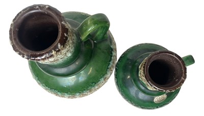Lot 71 - JOPEKO KERAMIK - MODEL 416 & 402 - PAIR OF 60S WEST GERMAN JUGS