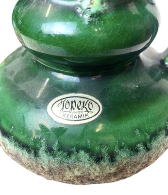 Lot 71 - JOPEKO KERAMIK - MODEL 416 & 402 - PAIR OF 60S WEST GERMAN JUGS