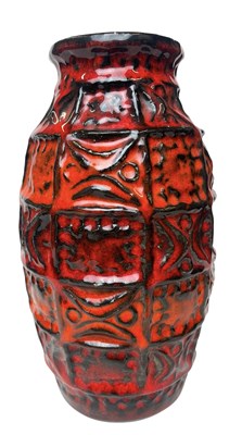 Lot 9 - BAY KERAMIK - MODEL 60/20 - 1970S WEST GERMAN VASE