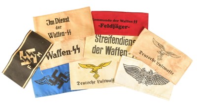 Lot 263 - COLLECTION OF GERMAN THIRD REICH STYLE ARMBANDS
