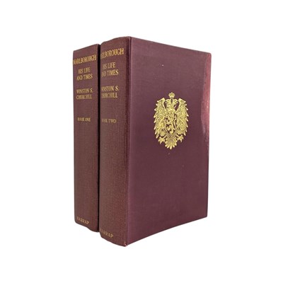 Lot 193 - CHURCHILL, WINSTON. MARLBOROUGH, HIS LIFE AND TIMES IN TWO VOLUMES 1947