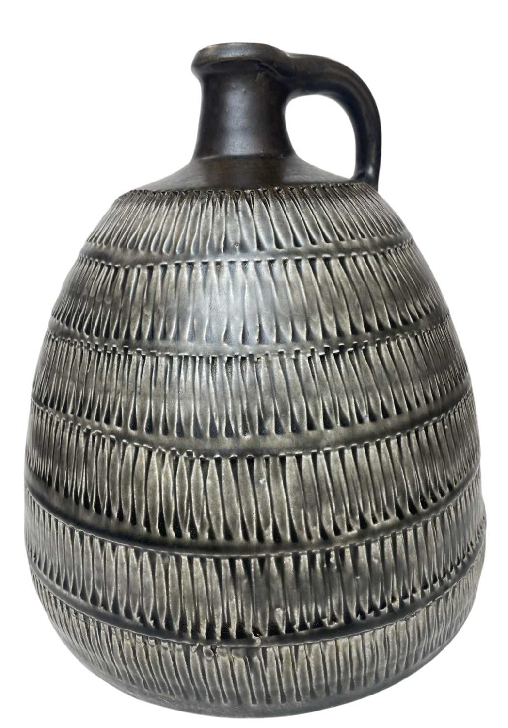 Lot 63 - JOPAS FOR CERAMANO - 1960S WEST GERMAN BOTTLE VASE / EWER