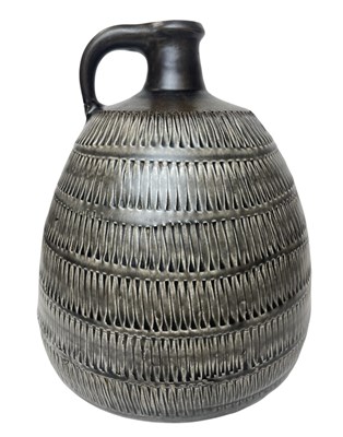 Lot 63 - JOPAS FOR CERAMANO - 1960S WEST GERMAN BOTTLE VASE / EWER