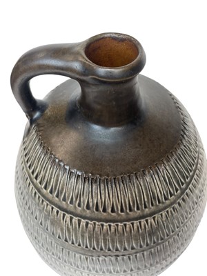 Lot 63 - JOPAS FOR CERAMANO - 1960S WEST GERMAN BOTTLE VASE / EWER